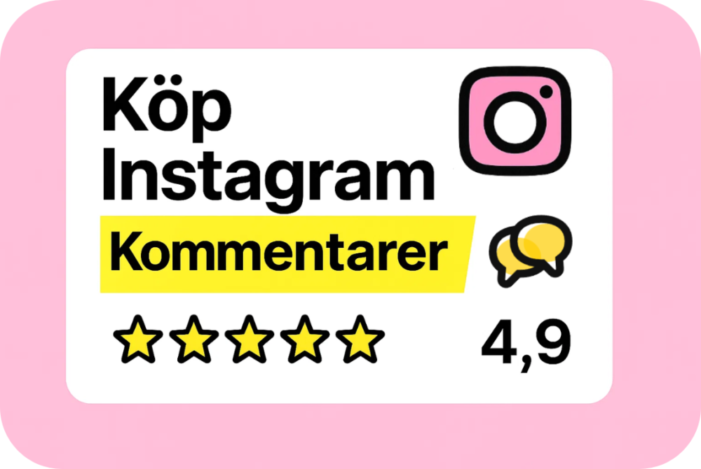 Köp Instagram Emoji Kommentarer
