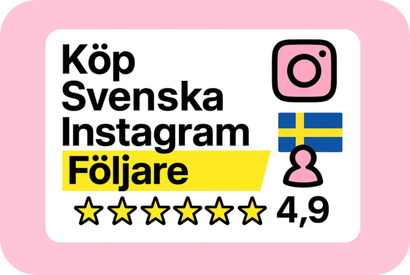 Skaffa Svenska Instagram Följare