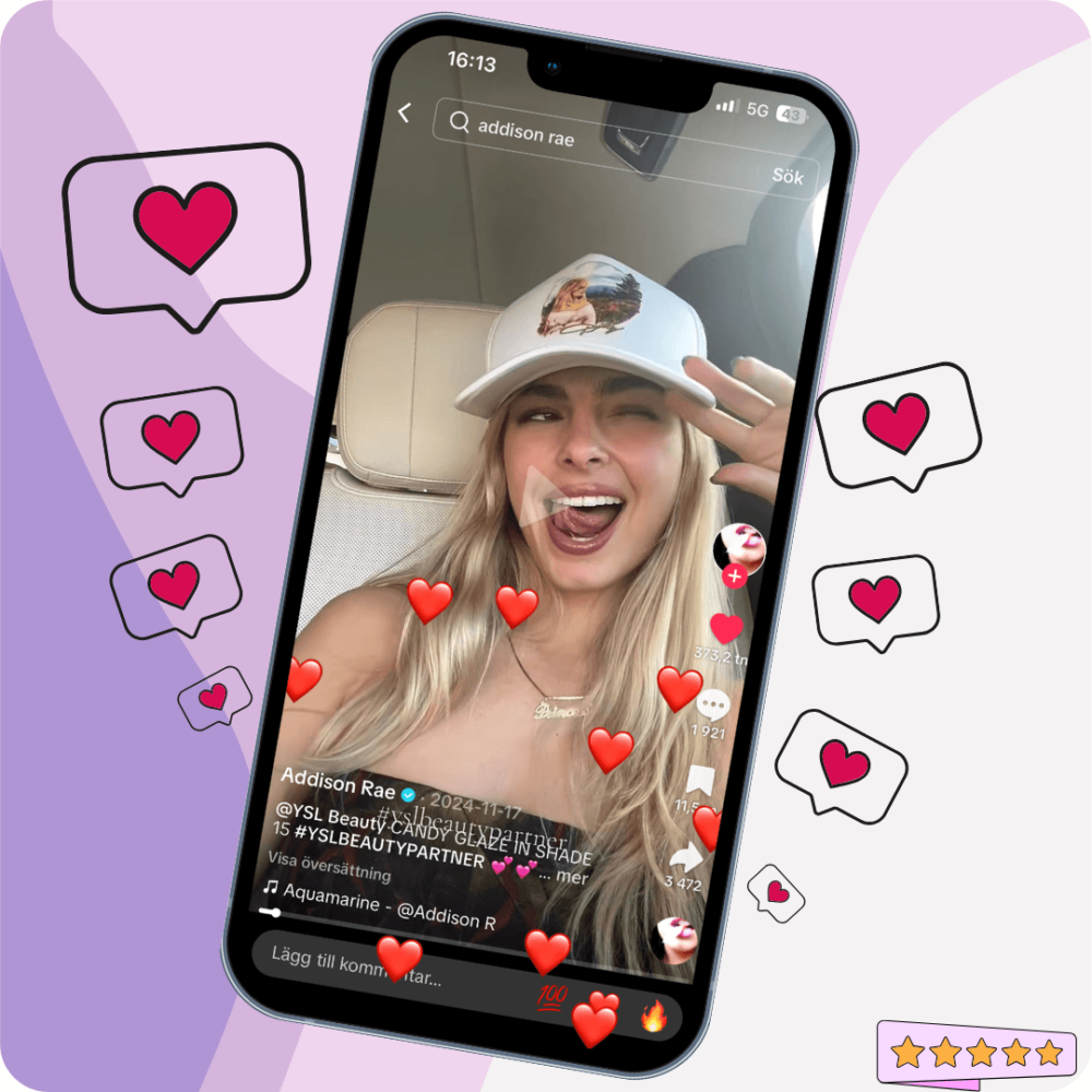 Köp TikTok Likes Tjejer