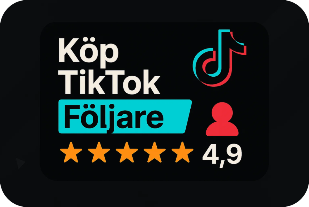 köp tiktok följare