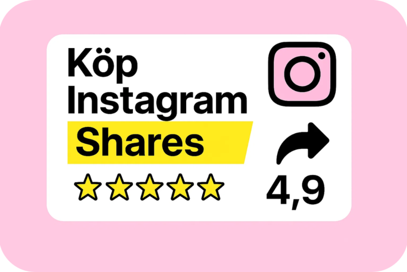 Skaffa Instagram Shares